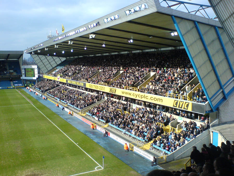 The New Den East Stand v Charlton 2010