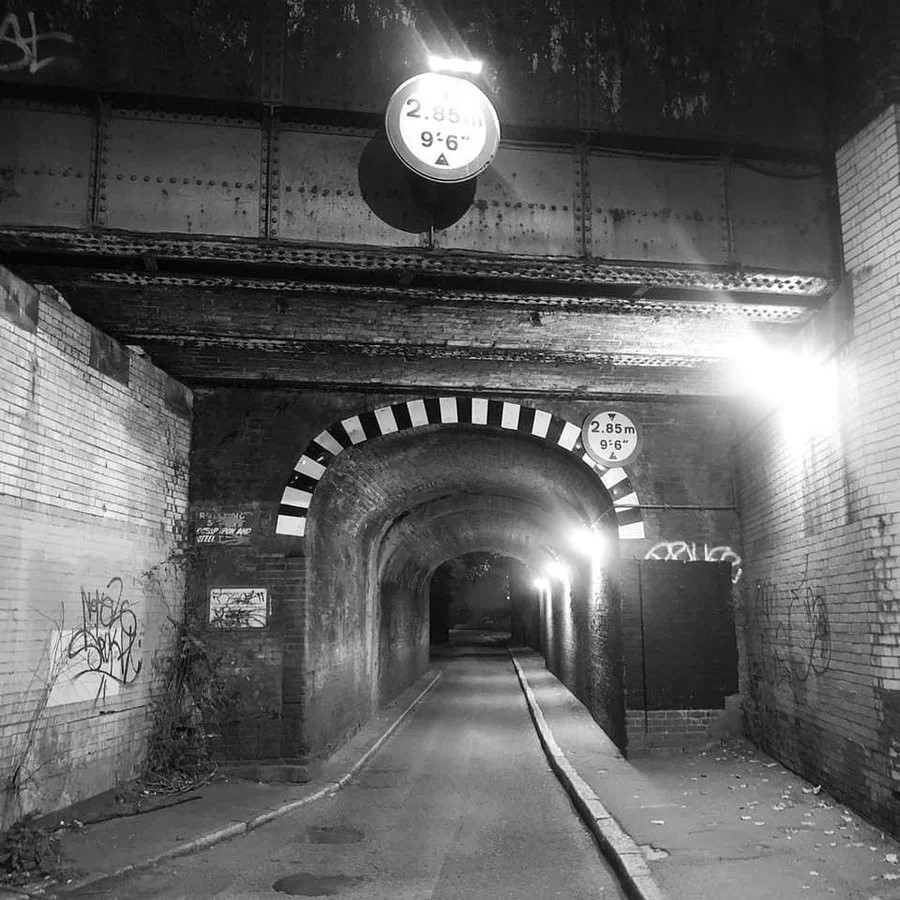 Tunnel under the railway sidings Cold Blow Lane