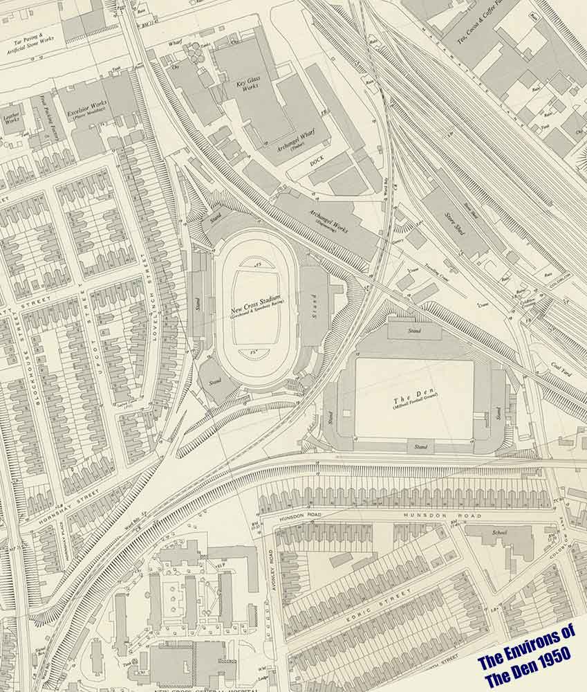 The Environs of The Den 1950