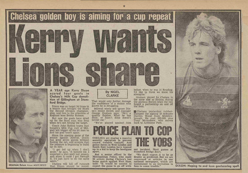Kerry Dixon wants Lion Share