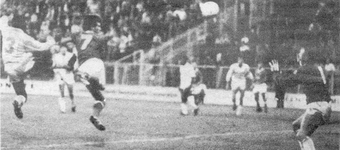 Steve Lovell Heads Millwall's second goal