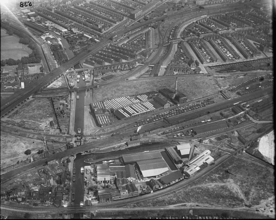 Industrial Area to North of the Den (Extreme Right)