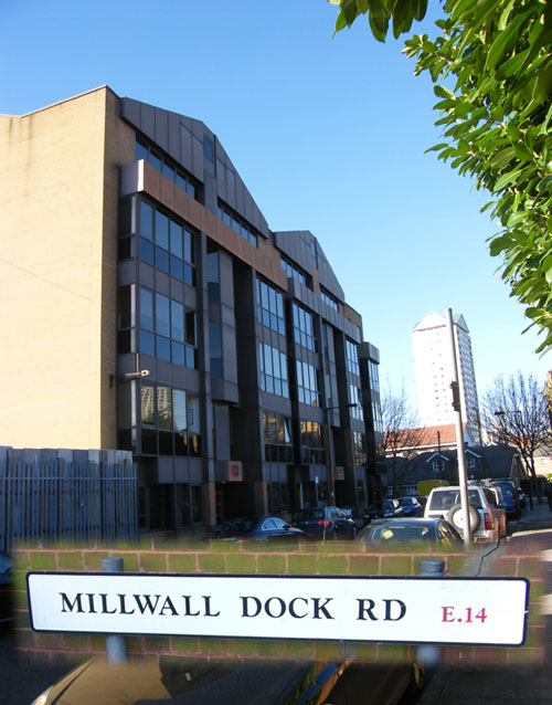 Millwall Dock Road 2011