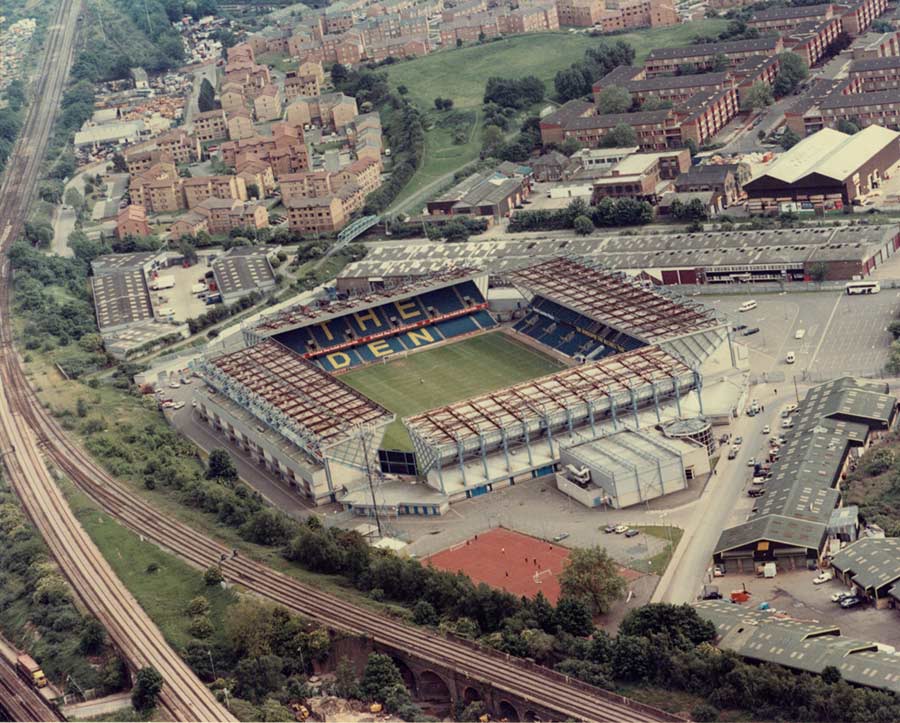 Aerial Photo of The Den Circa 1998. 